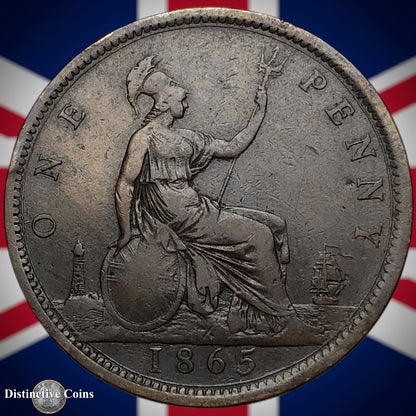 Great Britain 1865 Penny 1d GB6278