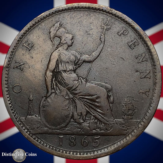 Great Britain 1865 Penny 1d GB6278