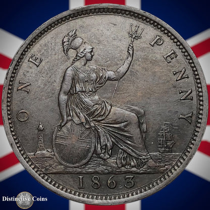 Great Britain 1863 Penny 1d GB6266