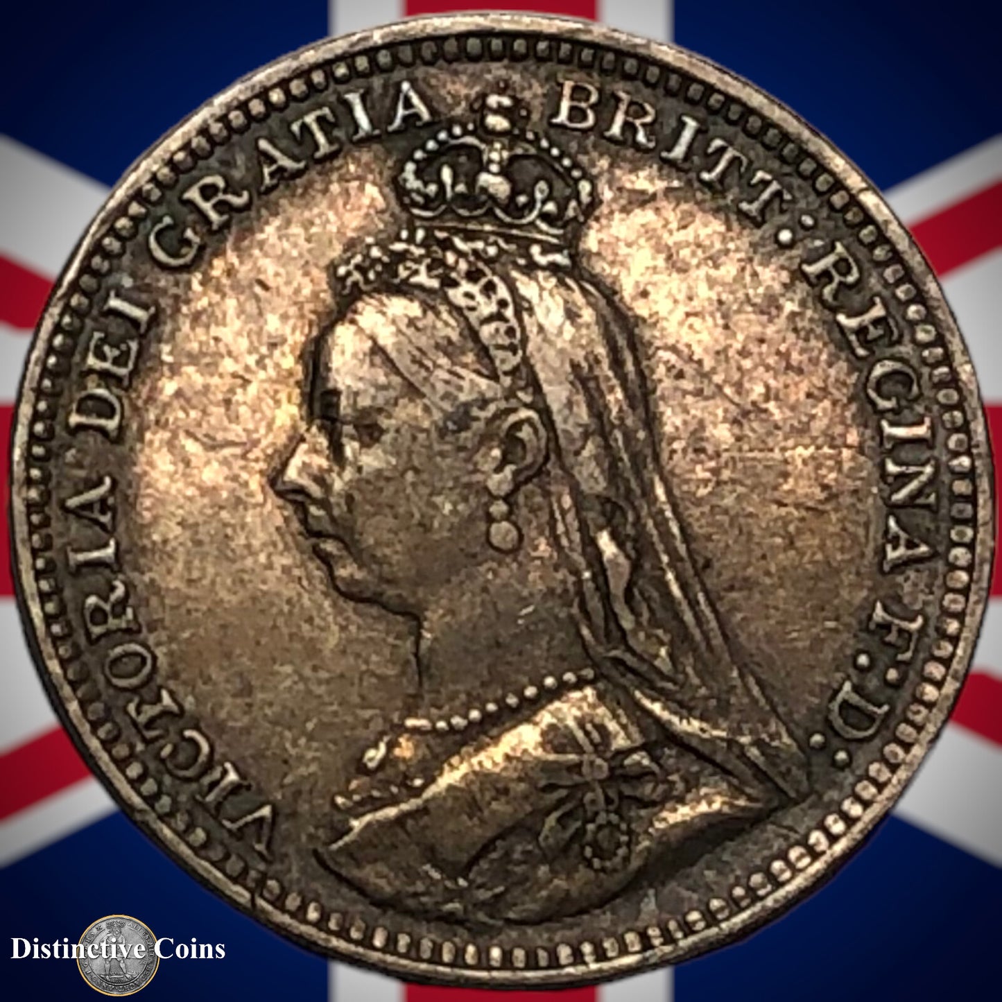 Great Britain 1890 Three Pence GB1988