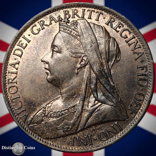 Great Britain 1901 Penny 1d GB6656