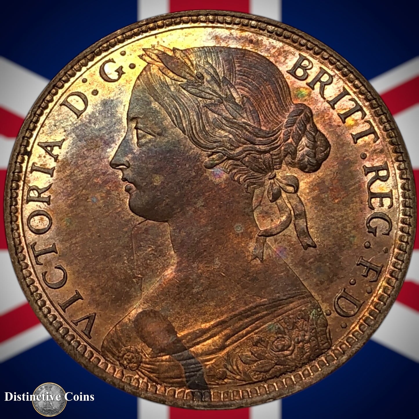 Great Britain 1860 Penny 1d GB6163