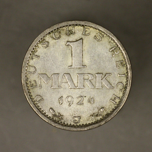 Germany 1924 J 1 Mark AU