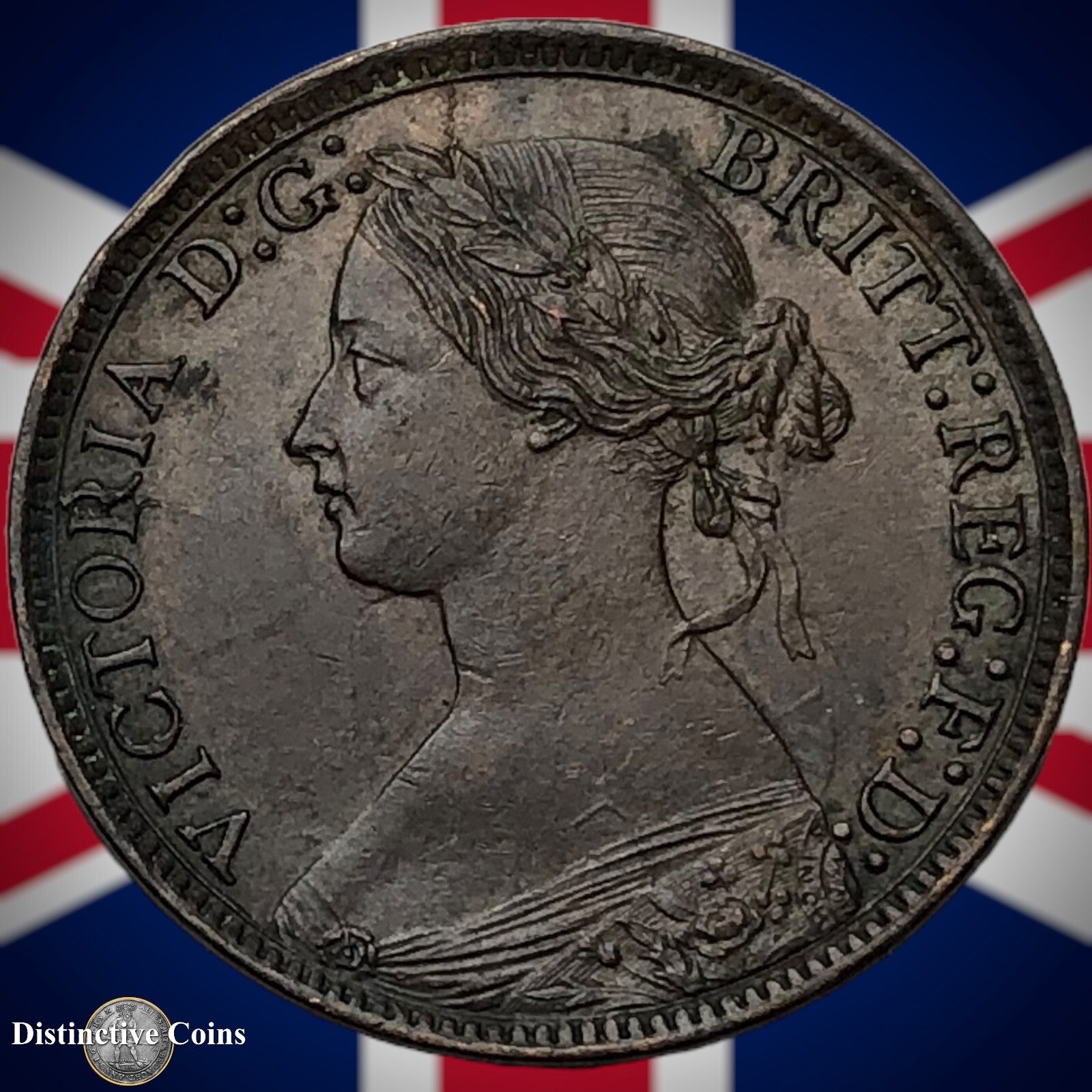 Great Britain 1873 Farthing 1/4d GB3695