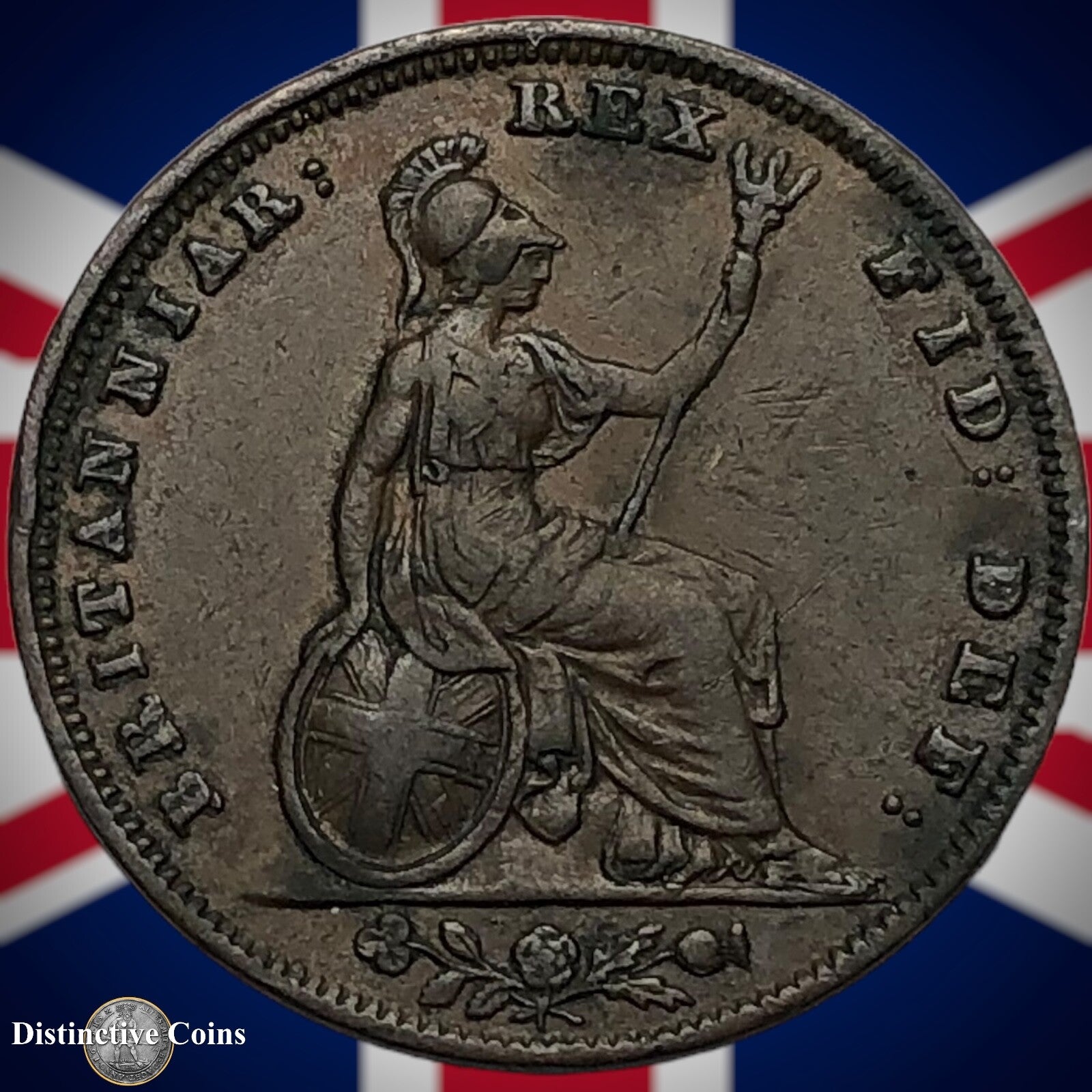 Great Britain 1835 Farthing 1/4d GB3374