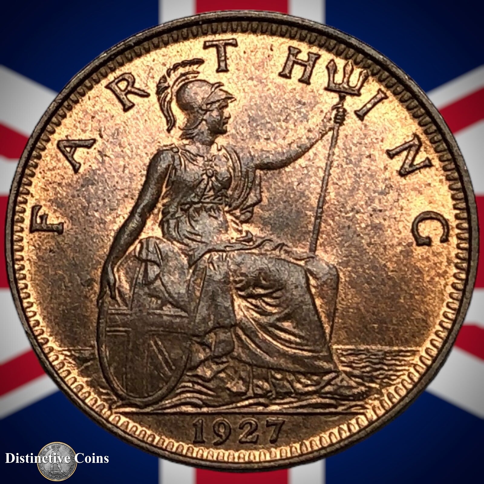 Great Britain 1927 Farthing 1/4d GB4855