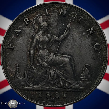 Great Britain 1881 H Farthing 1/4d GB3898