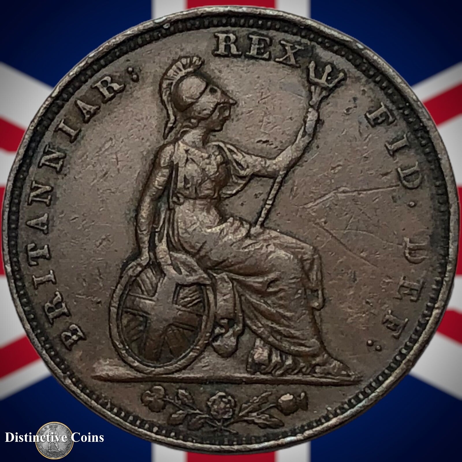 Great Britain 1826 Farthing 1/4d GB3319