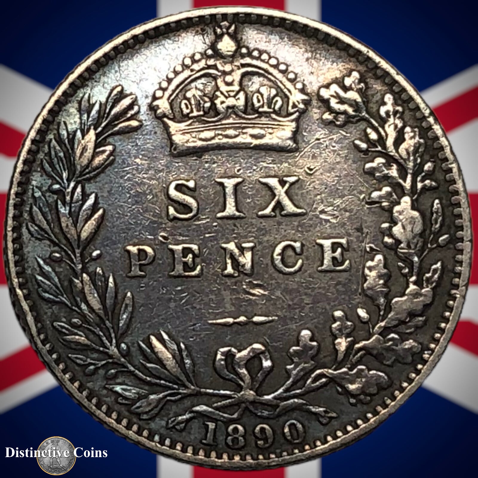 Great Britain 1890 Six Pence GB2738