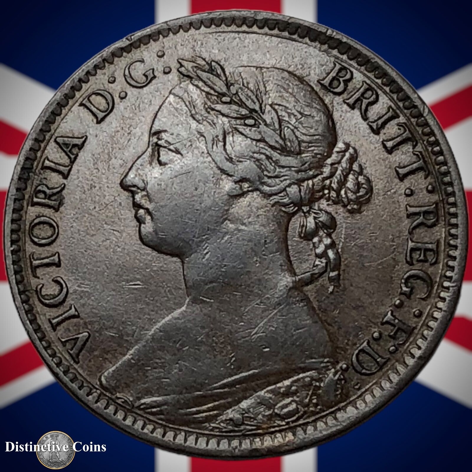 Great Britain 1891 Farthing 1/4d GB4302