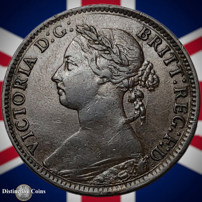 Great Britain 1891 Farthing 1/4d GB4302