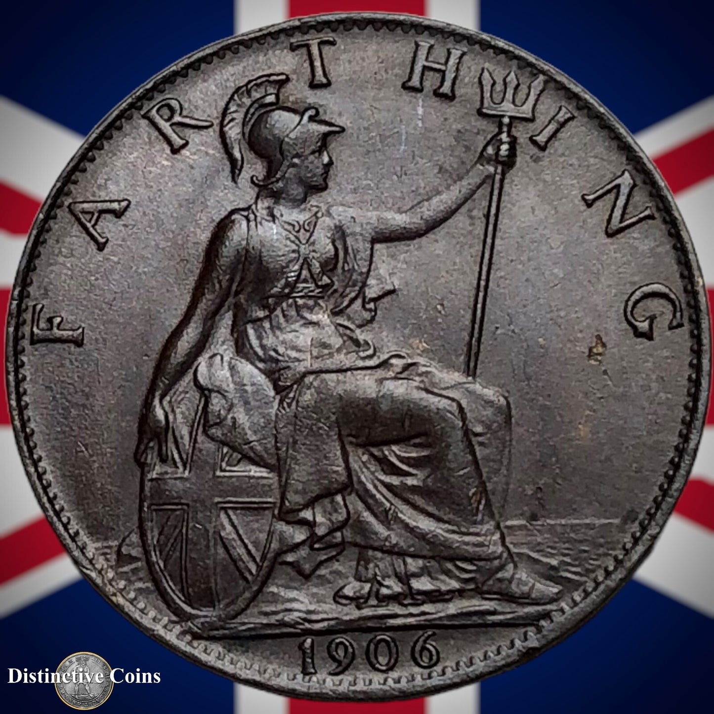 Great Britain 1906 Farthing 1/4d GB4597