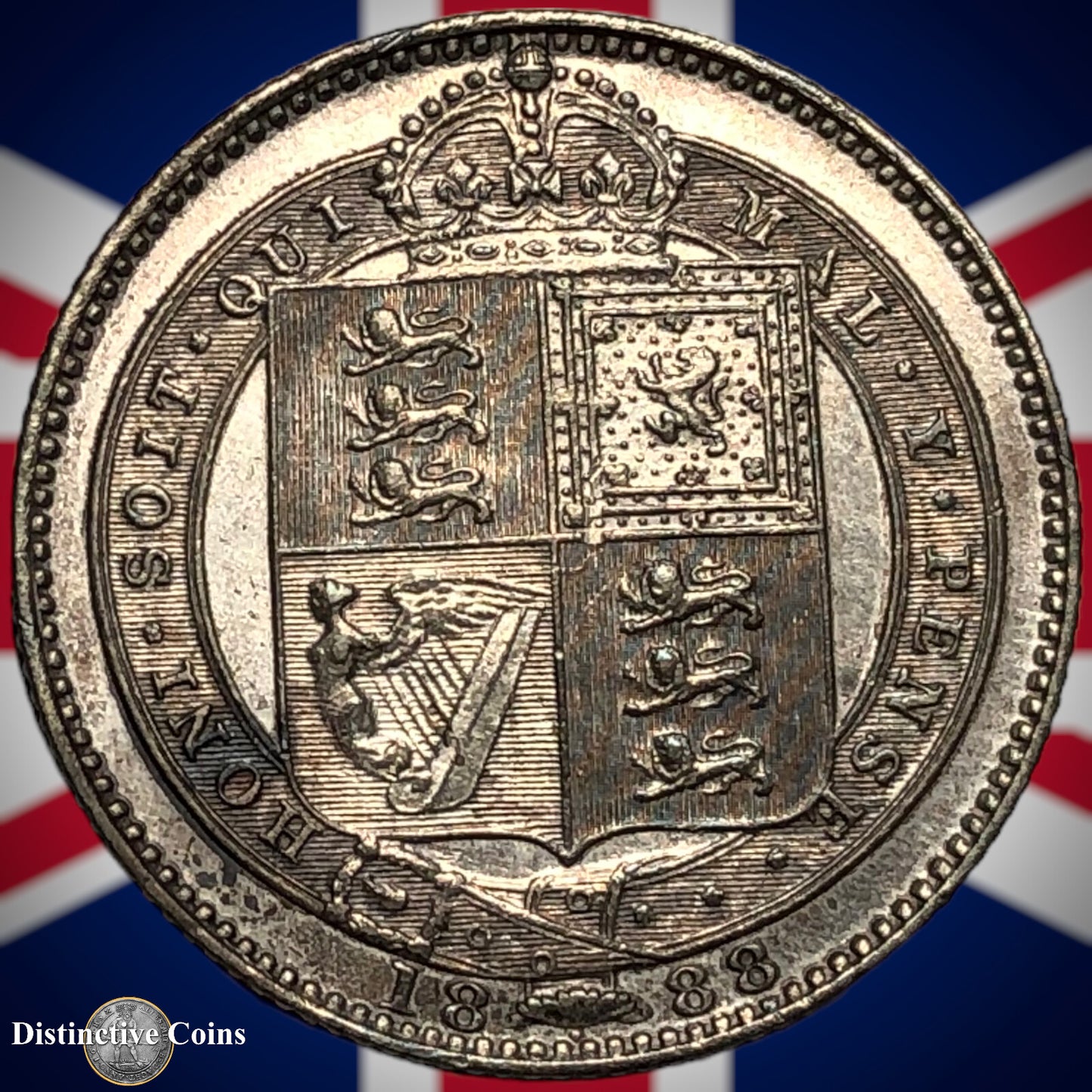 Great Britain 1888/7 British One Shilling GB0531