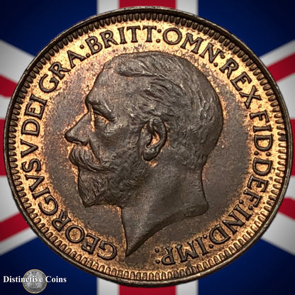 Great Britain 1929 Farthing 1/4d GB4874