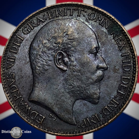 Great Britain 1909 Farthing 1/4d GB4625