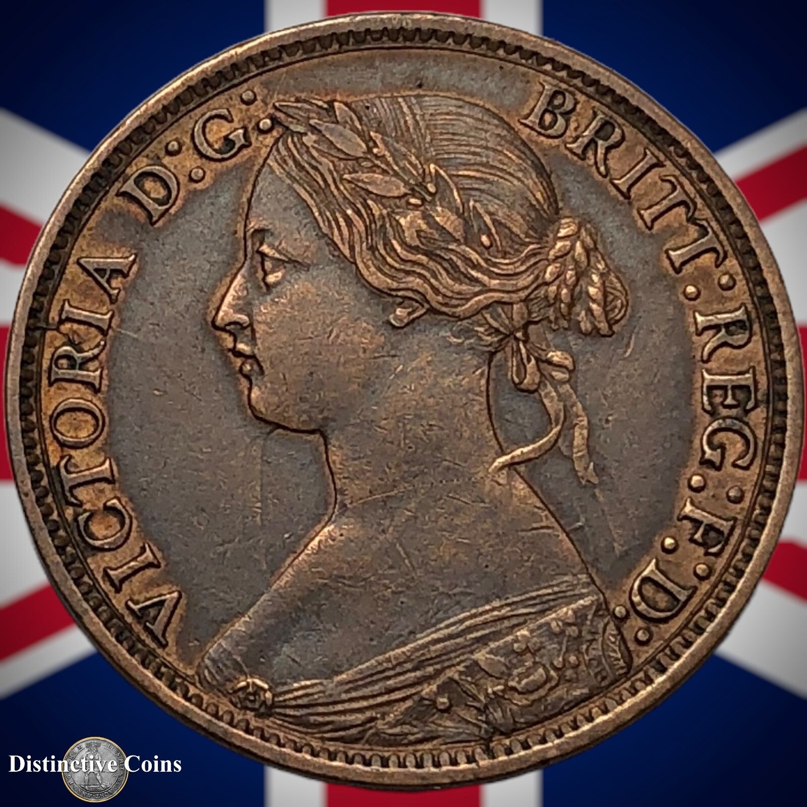 Great Britain 1867 Farthing 1/4d GB3612