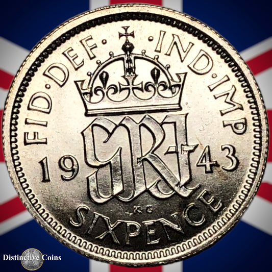 Great Britain 1943 Six Pence GB1741