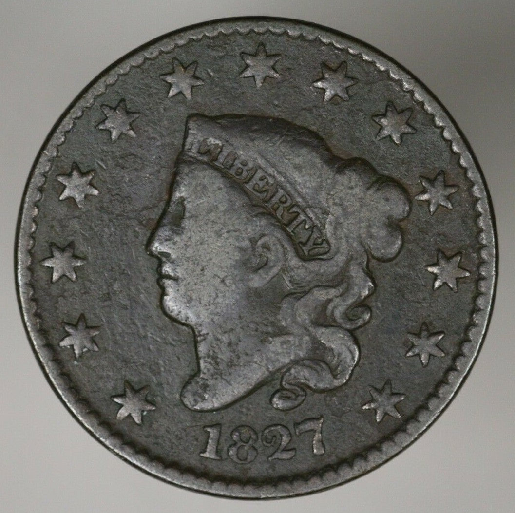 US 1827 Large Cent  A2786