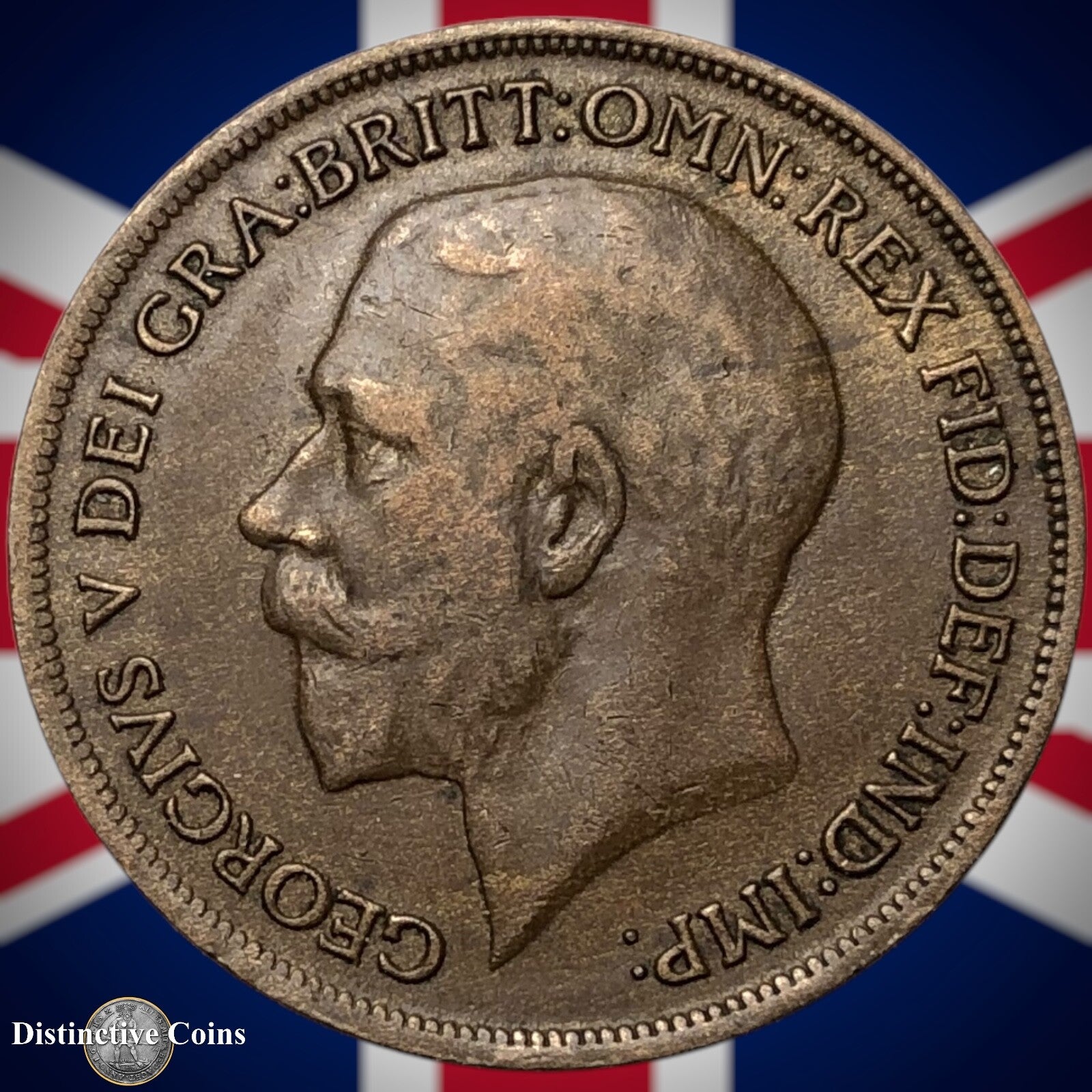 Great Britain 1916 Penny 1d GB6824