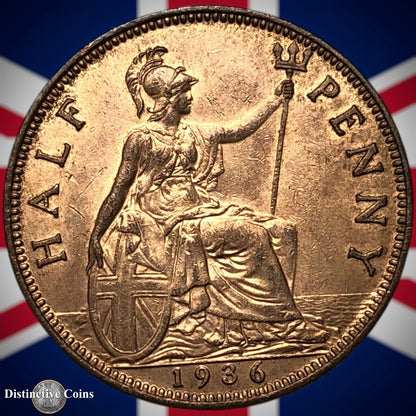 Great Britain 1936 Half Penny 1/2d GB5991