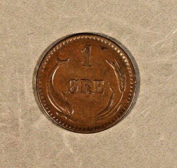 1888 CS Denmark Ore Nice Sharp Details    