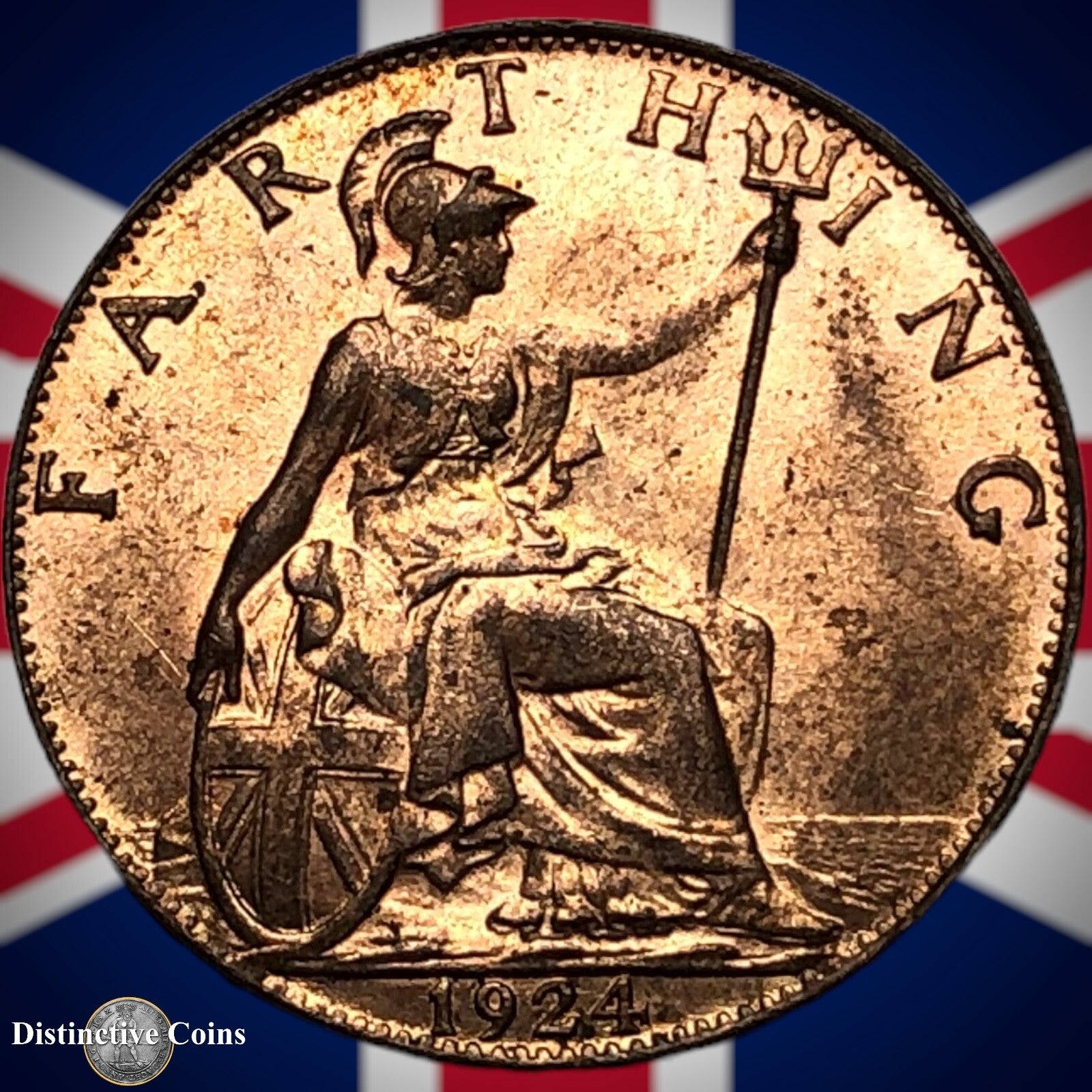 Great Britain 1924 Farthing 1/4d GB4781