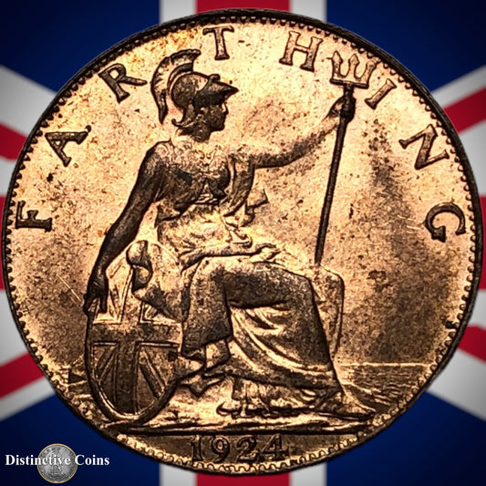Great Britain 1924 Farthing 1/4d GB4781