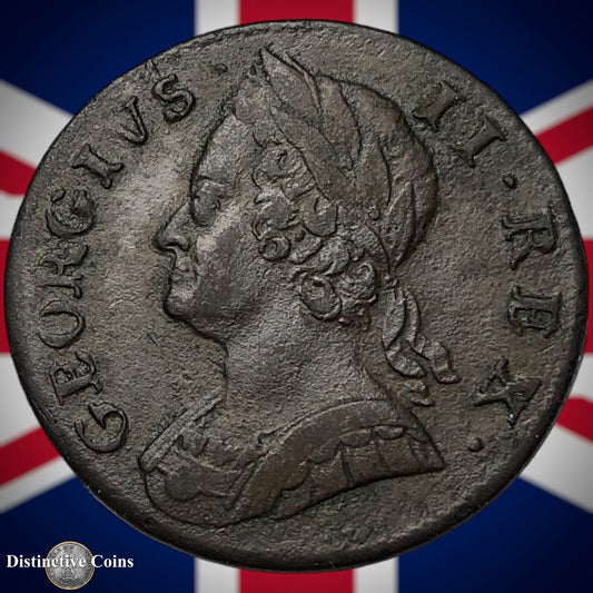 Great Britain 1749 Half Penny 1/2d GB5096