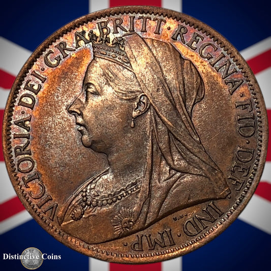 Great Britain 1901 Penny 1d GB6653