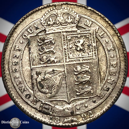 Great Britain 1892 British One Shilling GB0602