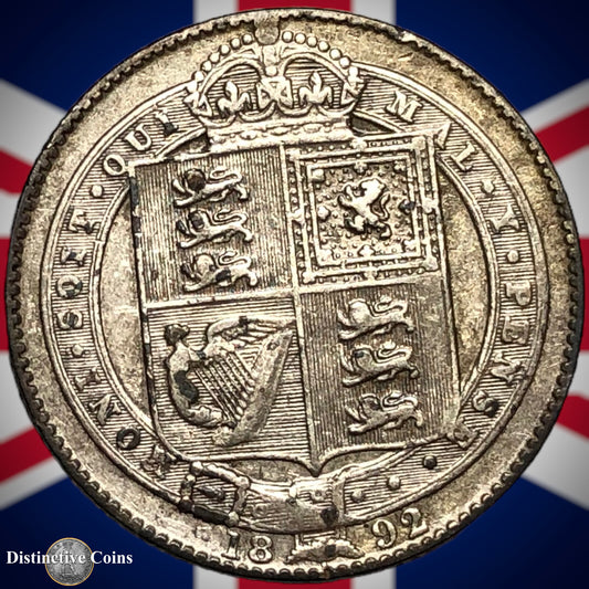 Great Britain 1892 British One Shilling GB0602