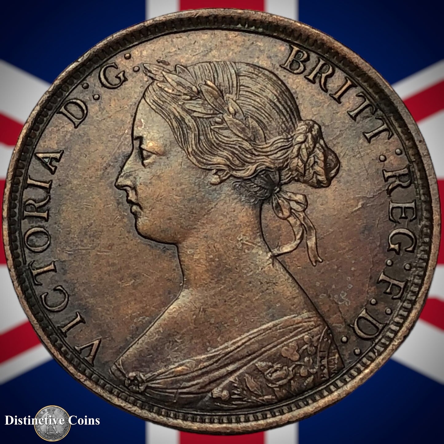 Great Britain 1862 Half Penny 1/2d GB5443