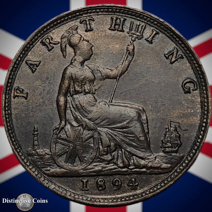 Great Britain 1894 Farthing 1/4d GB4379