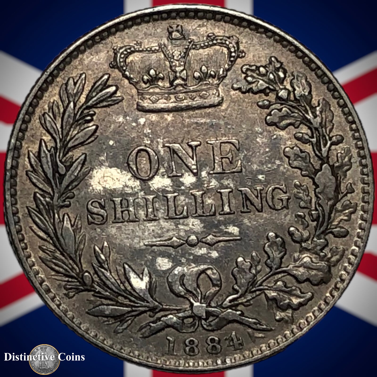 Great Britain 1884 British One Shilling GB0446