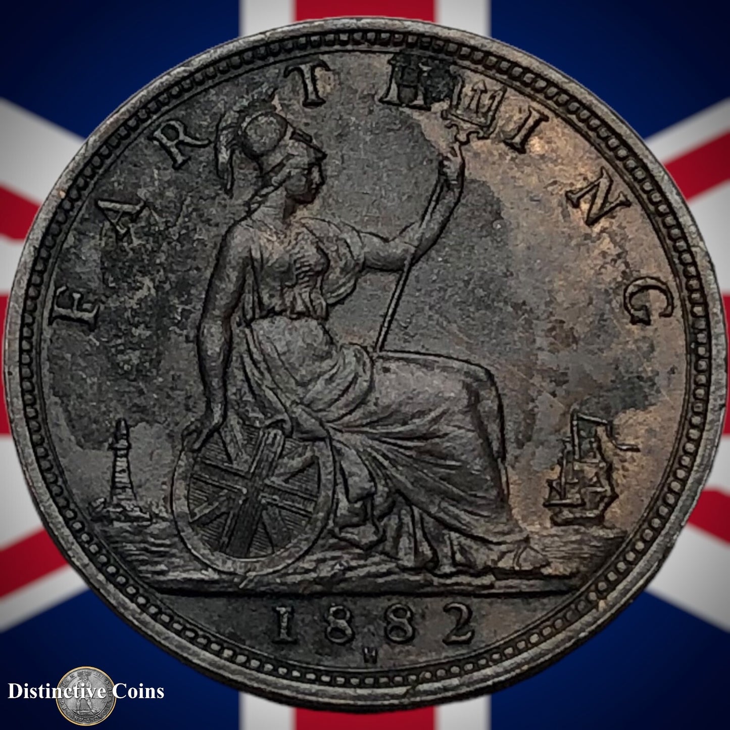 Great Britain 1882 H Farthing 1/4d GB4032