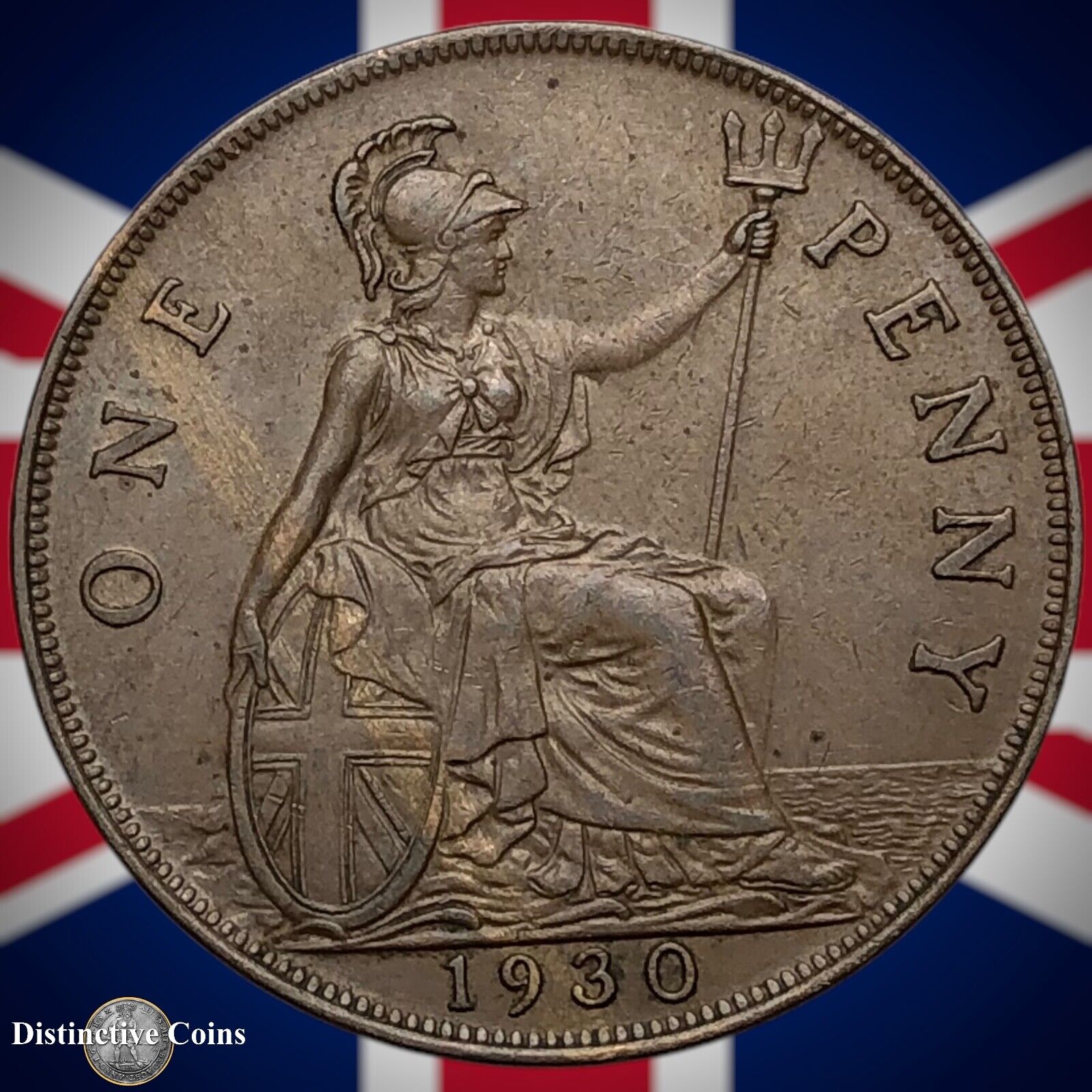 Great Britain 1930 Penny 1d GB7109