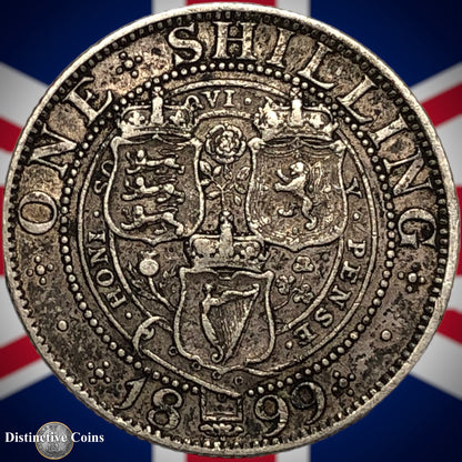Great Britain 1899 British One Shilling GB0698