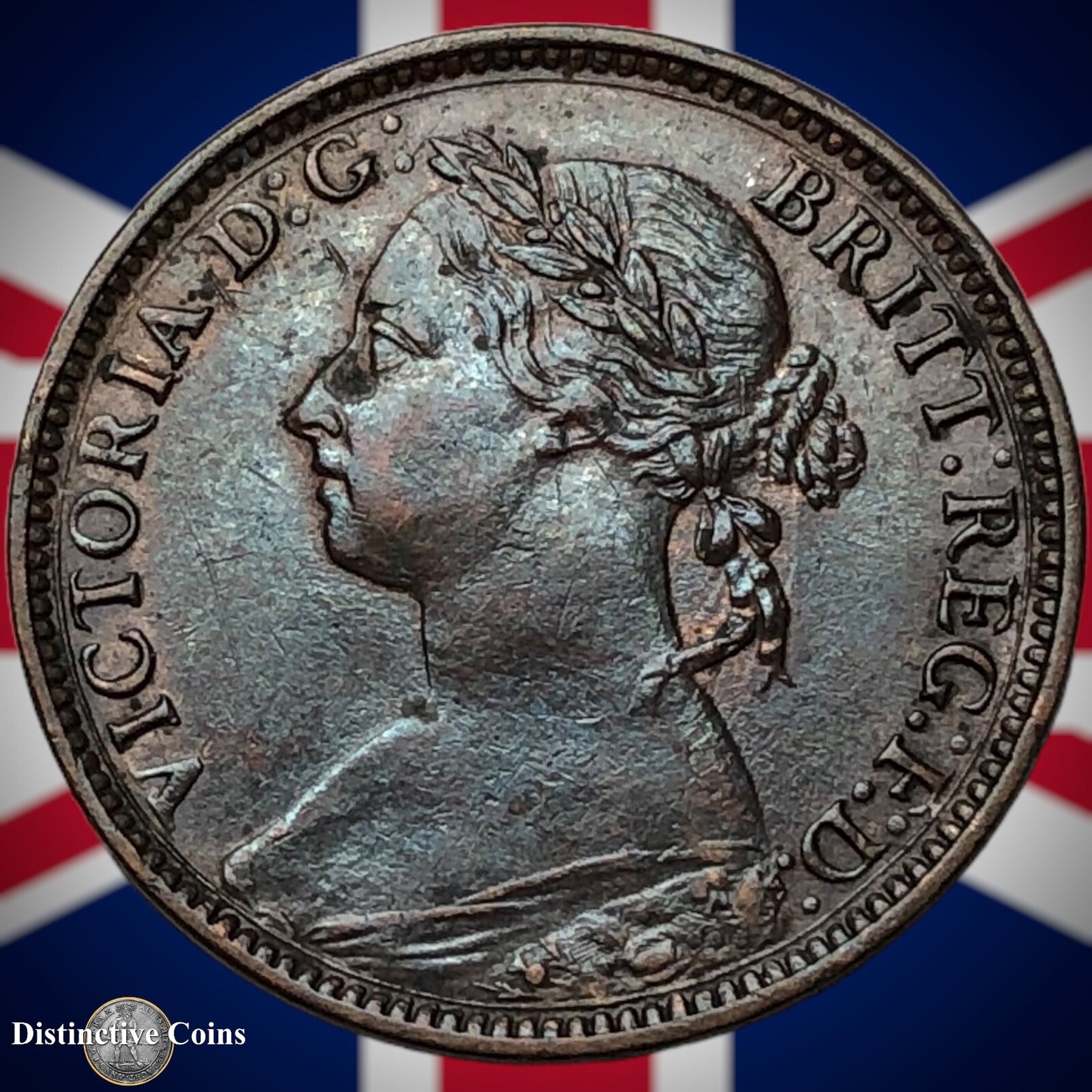 Great Britain 1891 Farthing 1/4d GB4315