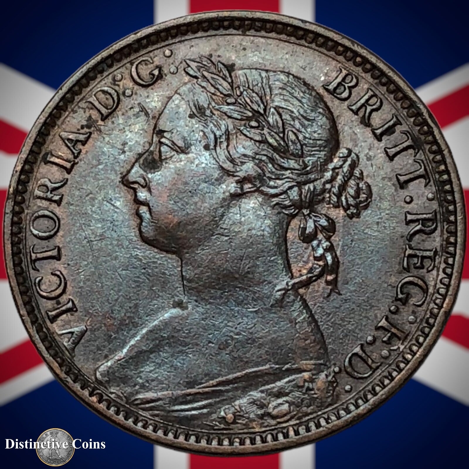 Great Britain 1891 Farthing 1/4d GB4315