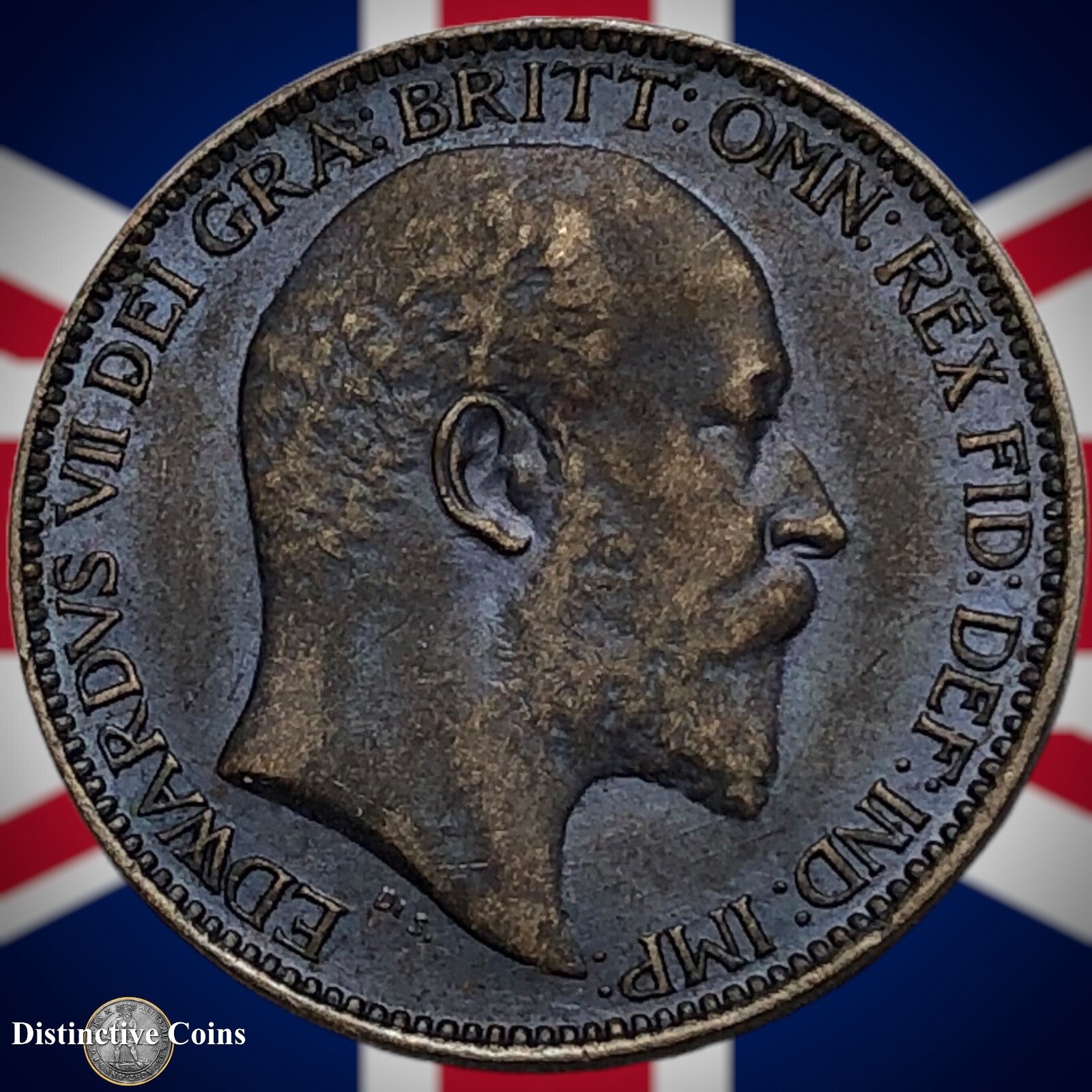 Great Britain 1909 Farthing 1/4d GB4619