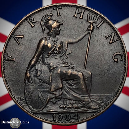 Great Britain 1904 Farthing 1/4d GB4563