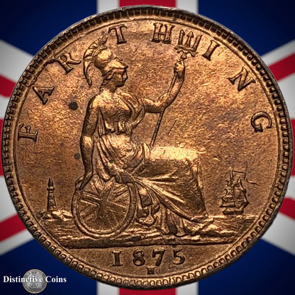 Great Britain 1875 H Farthing 1/4d GB3764