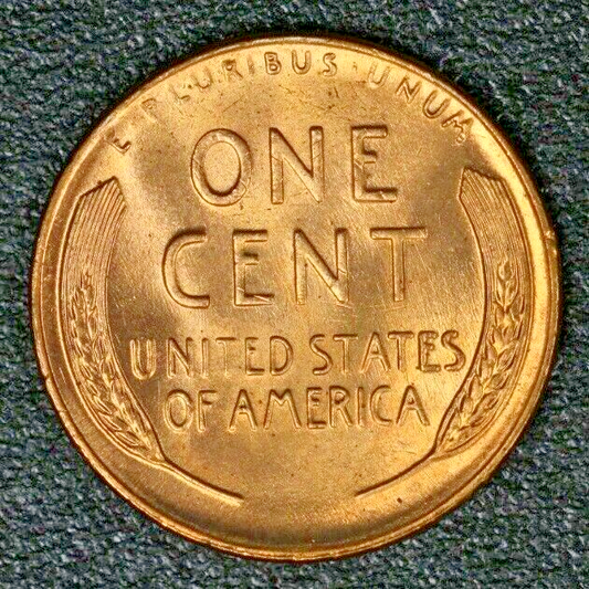 US 1956 P Lincoln Wheat Penny CH Red BU  A2804