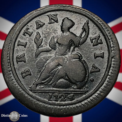 Great Britain 1724 Half Penny 1/2d GB5033