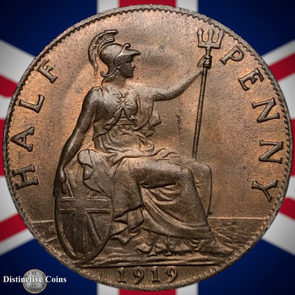 Great Britain 1919 Half Penny 1/2d GB5868