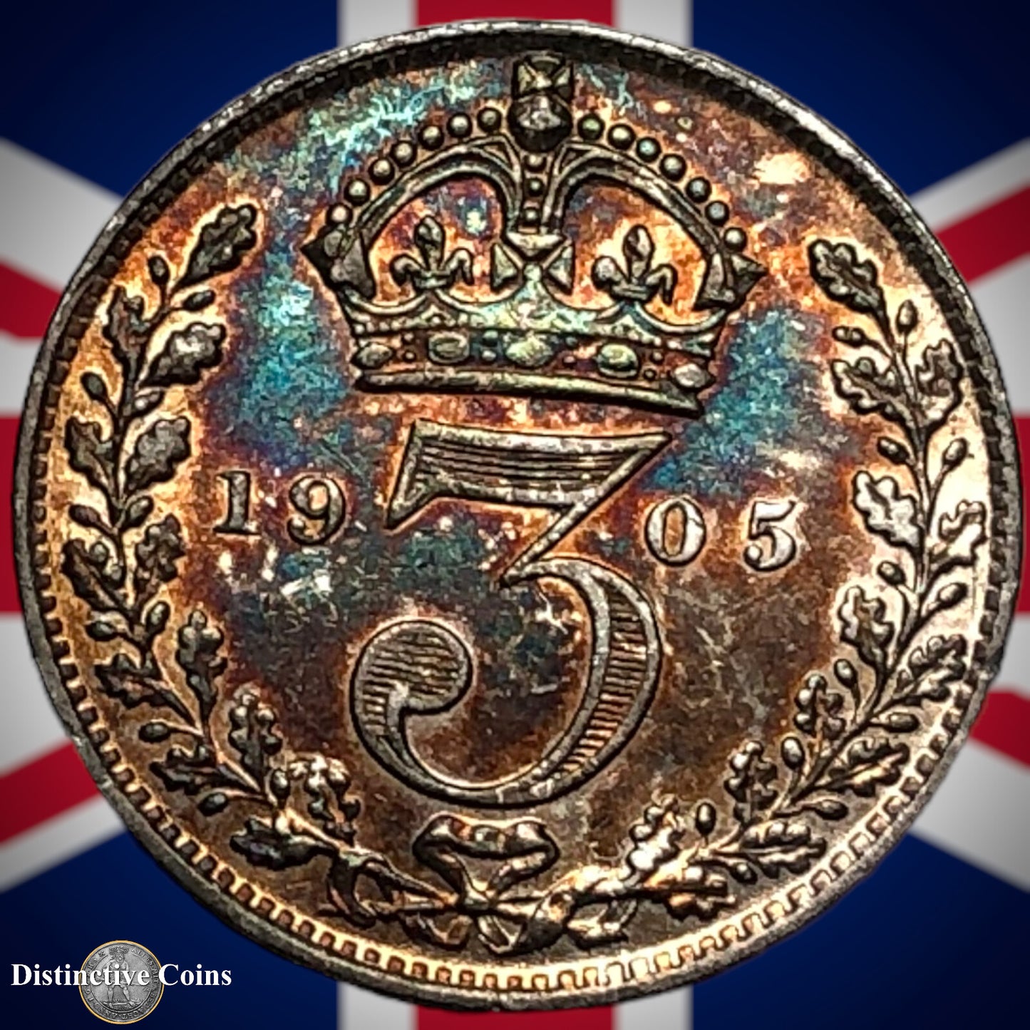 Great Britain 1905 Three Pence GB2107