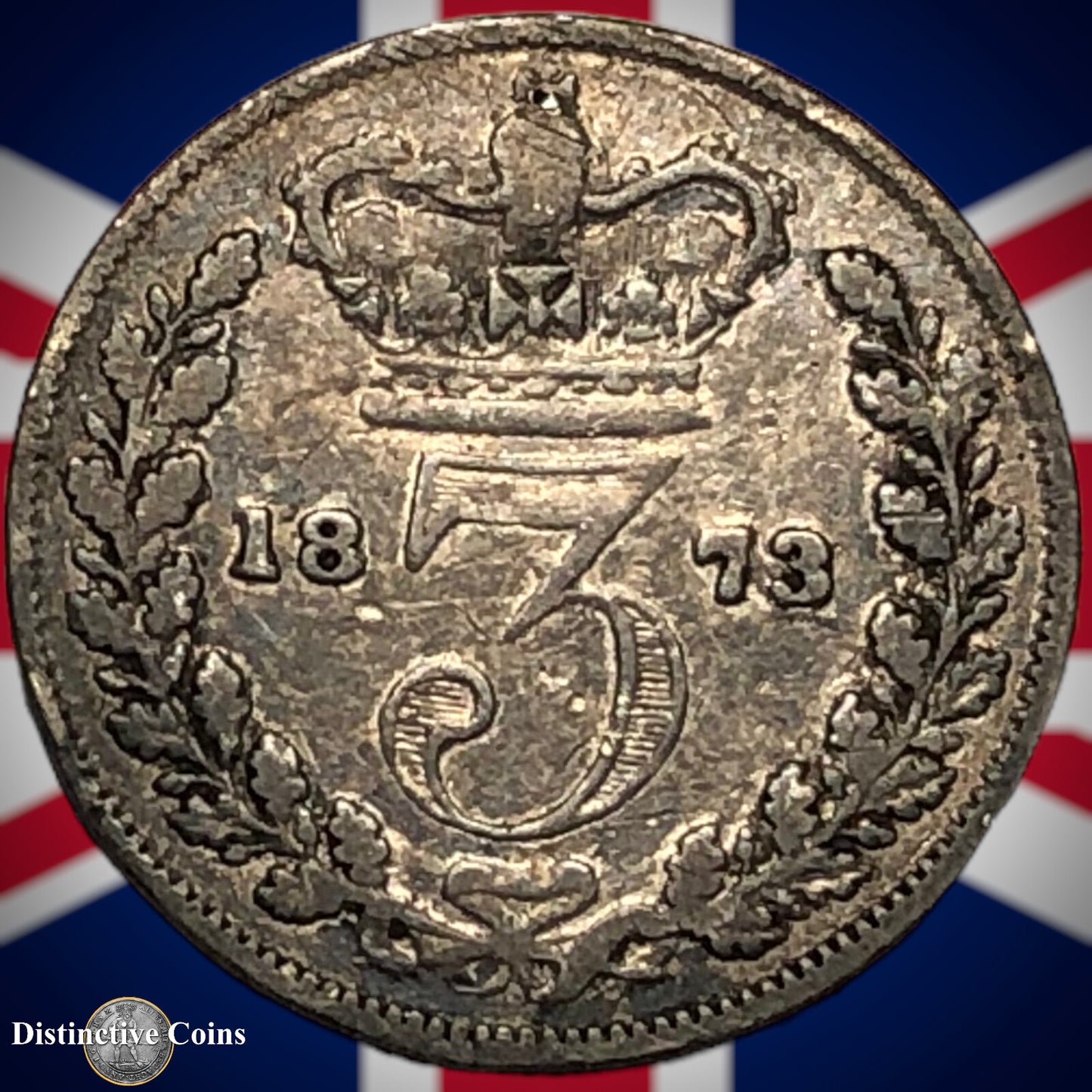 Great Britain 1873 Three Pence GB1855