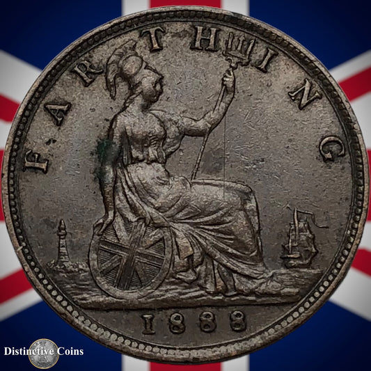 Great Britain 1888 Farthing 1/4d GB4260