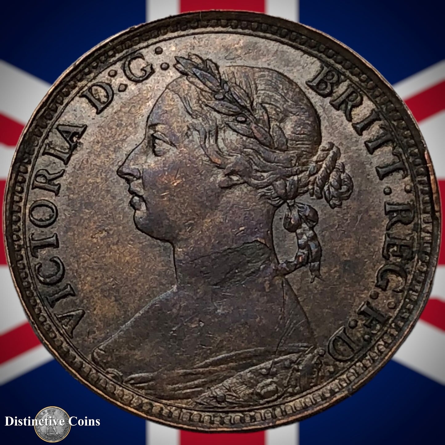 Great Britain 1893 Farthing 1/4d GB4360