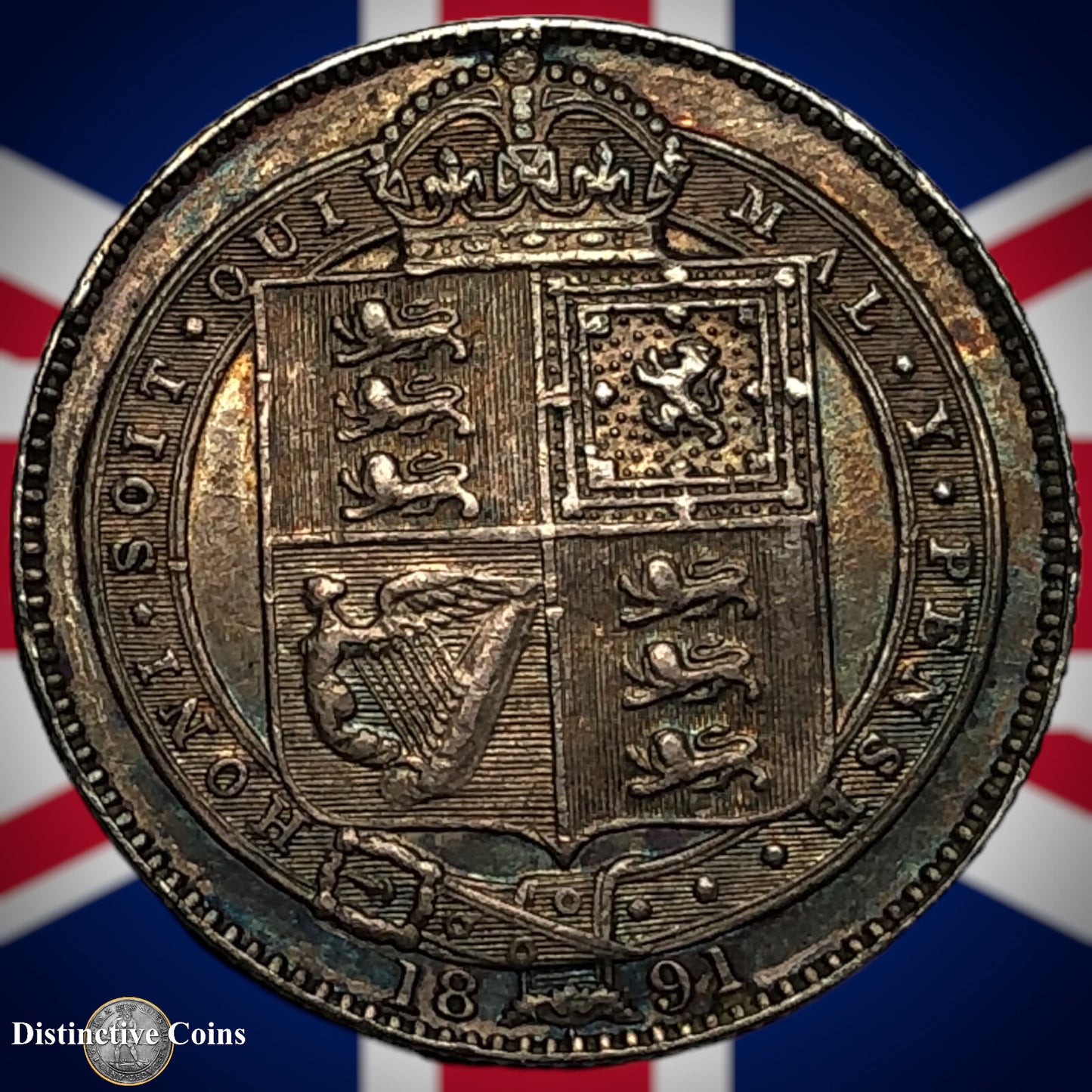 Great Britain 1891 British One Shilling GB0585